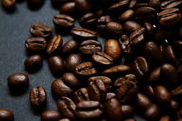Coffee beans texture