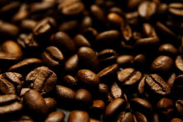 Coffee beans texture