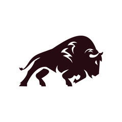buffalo logo design - obrazy, fototapety, plakaty