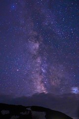 Night scenery in Tateyama Alpine, Japan