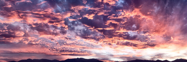giant sundown at Death Valley
