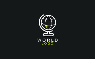 Fototapeta premium Creative luxury Globe Concept Logo Design Template