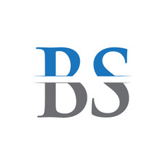 Initial BS Letter Logo With Creative Modern Business Typography Vector Template. Creative Abstract Letter BS Logo Design