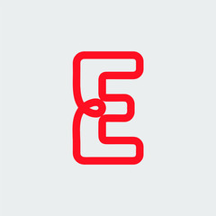 initial letter line art