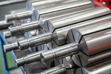 stacks of steel parts in the Metalworking industry