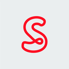 initial letter line art