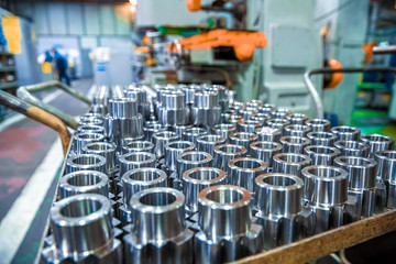 stacks of steel parts in the Metalworking industry