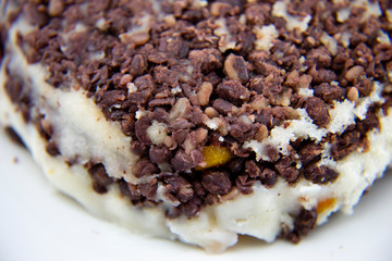 Steamed rice flour with red bean for Korean rice cake