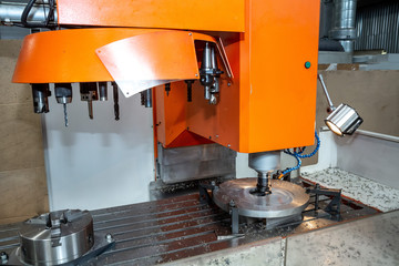 CNC machine for milling, drilling, automatic complex