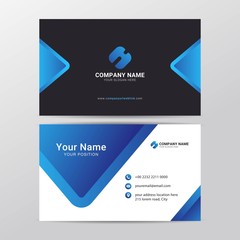 Obraz premium Business card design template with modern and clean style