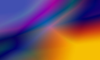 Abstract blurred gradient background in bright rainbow colors. Beautiful psychedelic art. Spectrum light texture. Vintage retro.