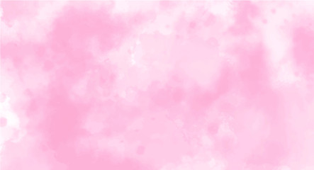 Pink watercolor background for your design, watercolor background concept, vector.