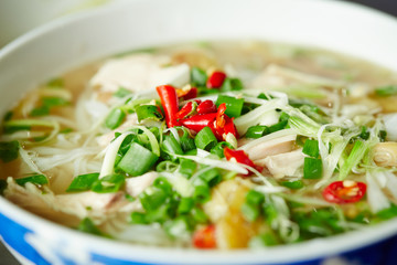 Pho noodle, Vietnamese rice noodle 