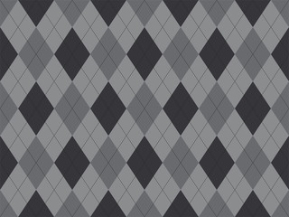 Argyle-Muster nahtlos. Stoff Textur Hintergrund. Klassische Argill-Vektorverzierung