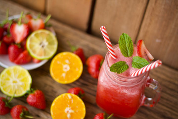 fresh tomato salad with tomatoes and basil