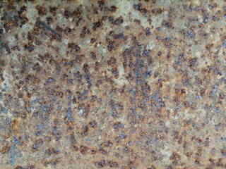 red rusty iron on metal plates. Background