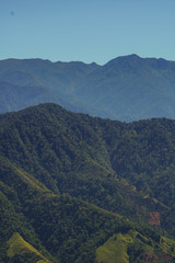 Obraz premium Beautiful landscape view of the Talamanca Mountain range in Costa Rica