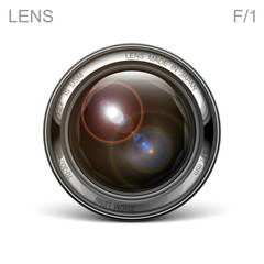 set camera lens object-glass photography background illustration technology design Isolated on white background