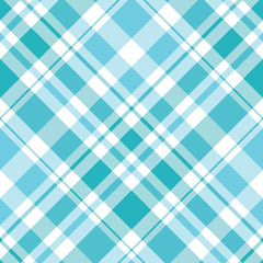 Seamless pattern in fine light blue and white colors for plaid, fabric, textile, clothes, tablecloth and other things. Vector image. 2