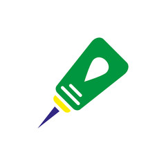 Glue icon or symbol vector design templates