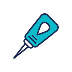 Glue icon or symbol vector design templates