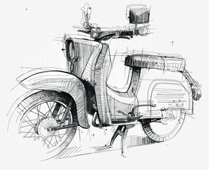 Old Motorbike - 326300348