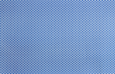 creative hole net grate on blue background