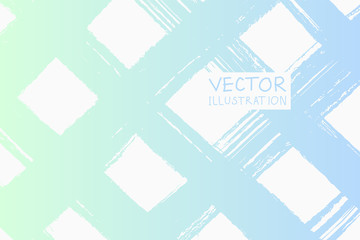 Soft color grunge grid strokes with gradient.