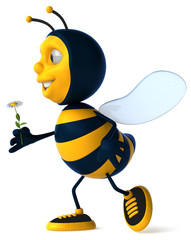 Fun bee - 3D Illustration
