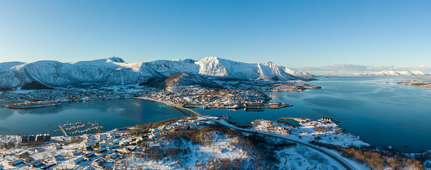 Panorama of Stokmarknes © Kolbjorn