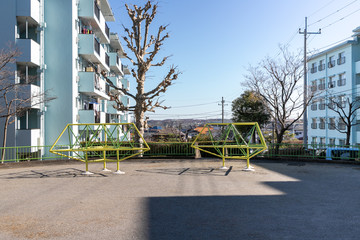 東京都日野市にある団地　東京都日野市　日本