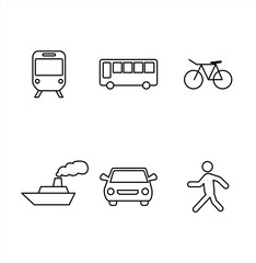 交通手段アイコン＿transportation_line