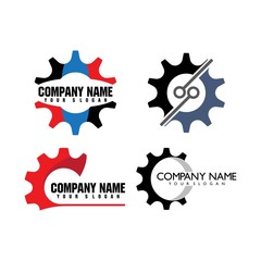 Obraz premium Gear Logo Template