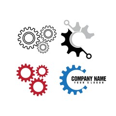 Gear Logo Template