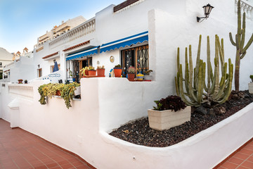 Spanish Resort hotel with Cactus and Tile - Travel in Tenerife.dng