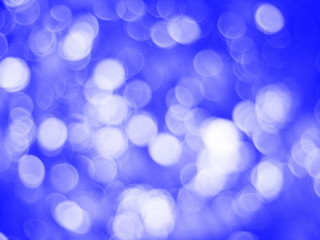 Fototapeta premium effect blue bokeh light background. blur clouds sky
