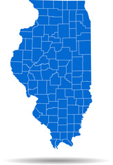 map of Illinois