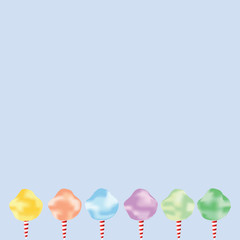 Cotton candy pastel wallpaper-Blue