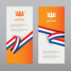 Happy King's Day Celebration Vector Template Design Illustration