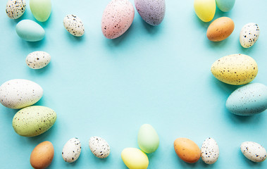 Obraz na płótnie Canvas Colorful Easter eggs