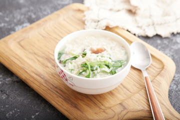 Pork and Preserved Egg Congee