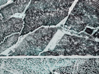 Awesome blue ice background.