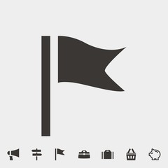 flag icon vector illustration and symbol for website and graphic design