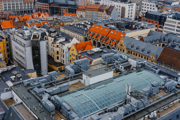 Panoramas of the old city of Wroclaw and the picturesque river Odra.