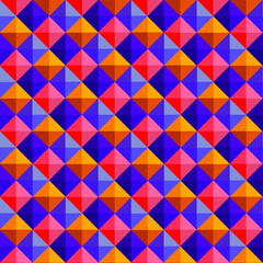Seamless vector pattern with colorful rhombs