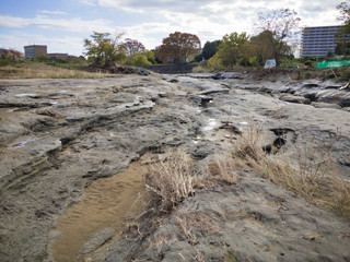A mysterious fossil landscape that can be seen on Mars. Miraculous scenery created by fossils of...