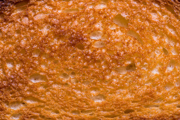 Baced breakfast toaster bread, textured background