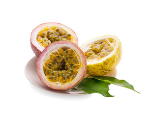 passion fruit an isolated on white background
