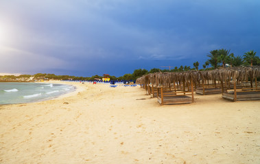 Fototapeta na wymiar Makronissos Beach in Ayia Napa, Cyprus.