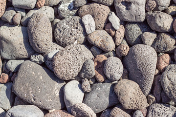 Textura de cantos rodados de tamaño medio